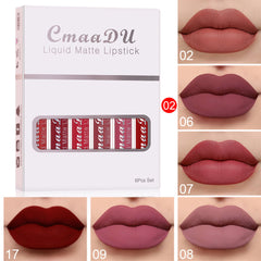 6 Boxes Of Matte Non-stick  lipstick